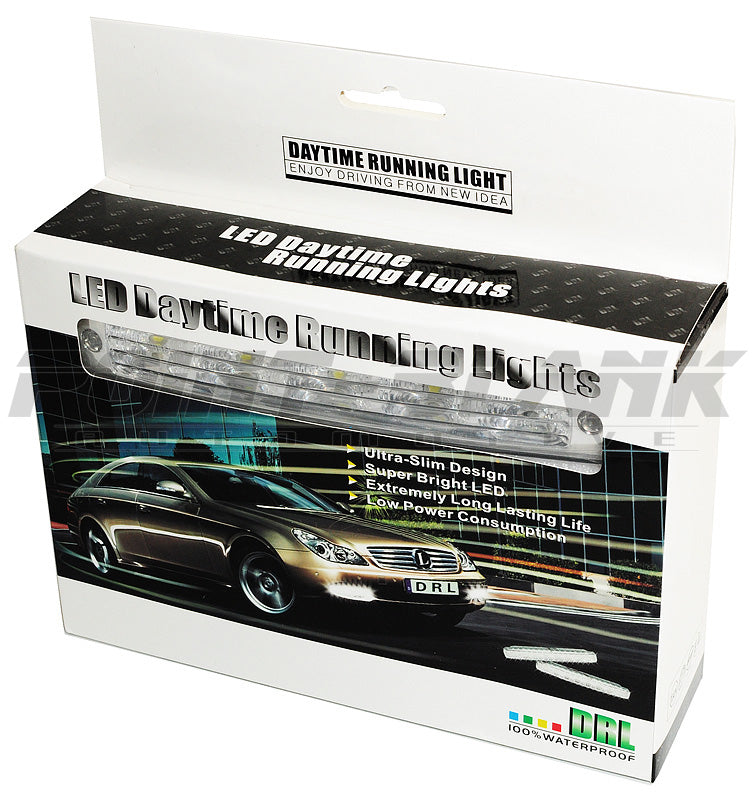 DRL 5x LED 9-32V Daytime Running Lights - 900lm 6000K White
