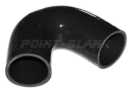 1.375 Inch ID (35mm) 135 Degree Elbow Silicone Hose - Blue/Black