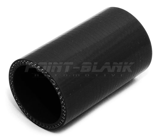 1.375 Inch ID (35mm) Straight Joiner Silicone Hose - Blue/Black