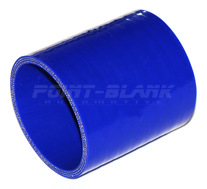 2.75 Inch ID (70mm) Straight Joiner Silicone Hose - Blue/Black