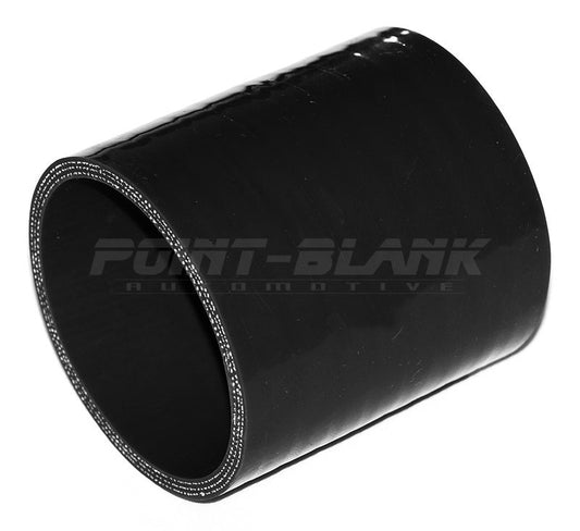 2.75 Inch ID (70mm) Straight Joiner Silicone Hose - Blue/Black