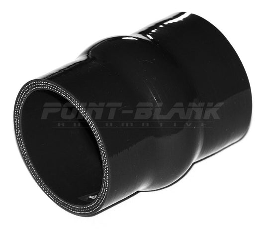 2 Inch ID (51mm) Straight Humped Joiner Silicone Hose - Blue/Black