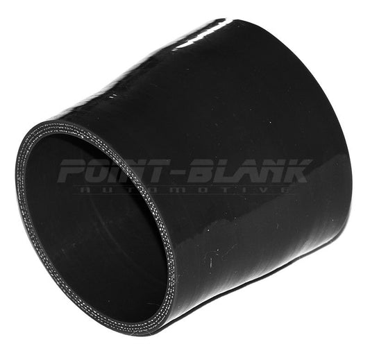 2.75 to 2.5 Inch ID (70-63mm) Straight Reducer Silicone Hose - Blue/Black