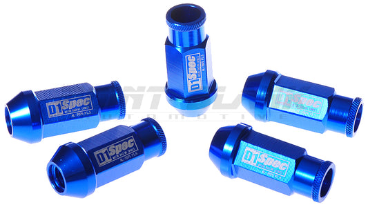 D1 Spec Racing Wheel Nut Set - 12 x 1.25mm Blue/Black/Red
