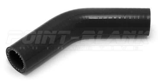 3/4 Inch ID (19mm) 45 Degree Elbow Silicone Hose - Blue/Black