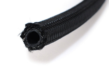 120 Series Black Nylon Braided Hose AN-6