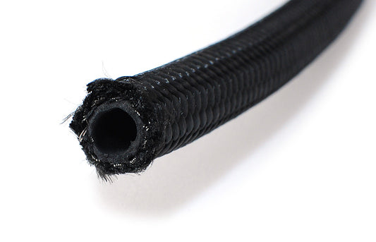 120 Series Black Nylon Braided Hose AN-4