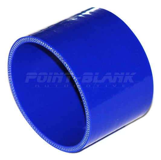 5 Inch ID (127mm) Straight Joiner Silicone Hose - Blue/Black