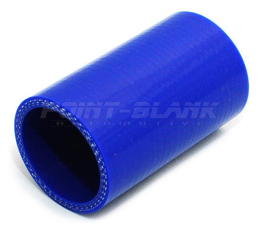 1.75 Inch ID (45mm) Straight Joiner Silicone Hose - Blue/Black