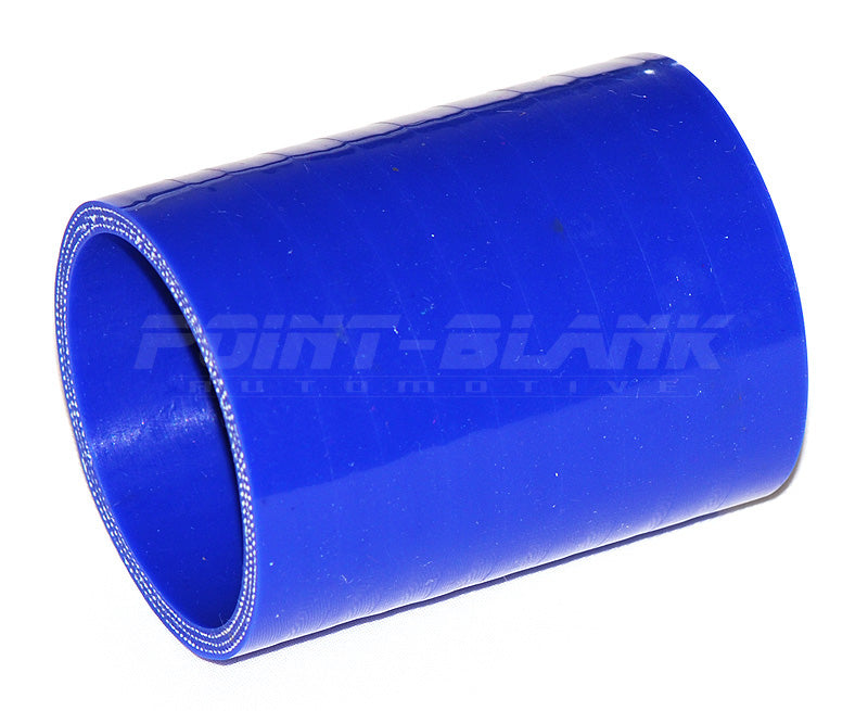 2.25 Inch ID (57mm) Straight Joiner Silicone Hose - Blue/Black