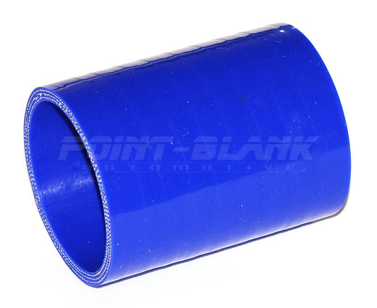 2.25 Inch ID (57mm) Straight Joiner Silicone Hose - Blue/Black