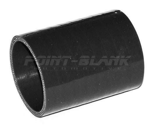 2.25 Inch ID (57mm) Straight Joiner Silicone Hose - Blue/Black