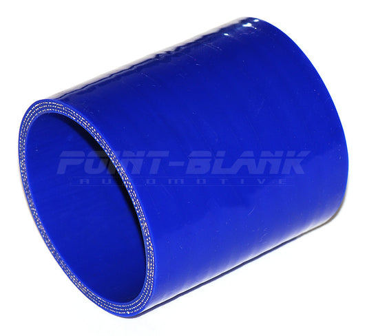 2.75 Inch ID (70mm) Straight Joiner Silicone Hose - Blue/Black