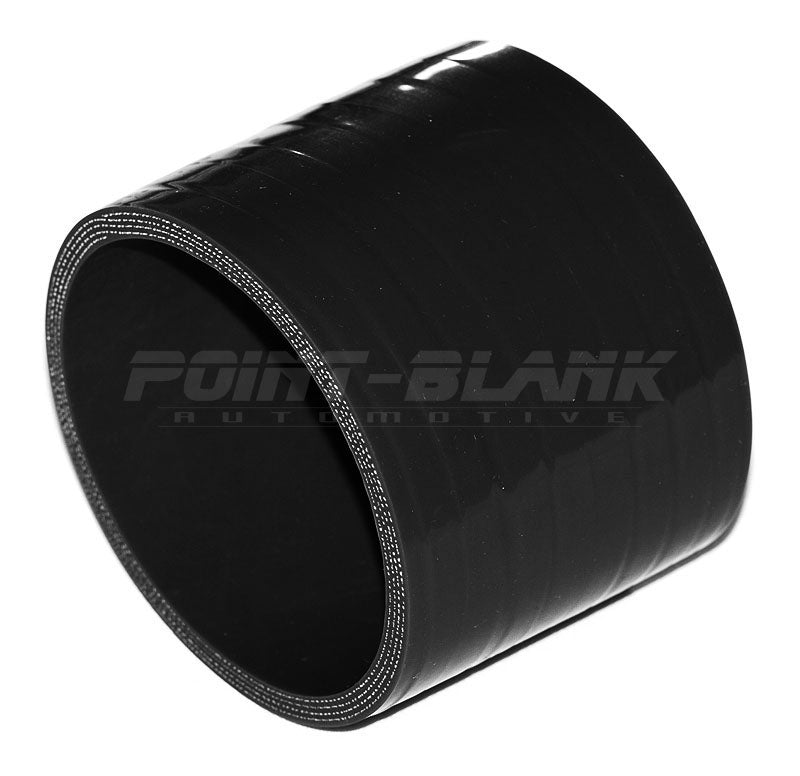 3.5 Inch ID (89mm) Straight Joiner Silicone Hose - Blue/Black