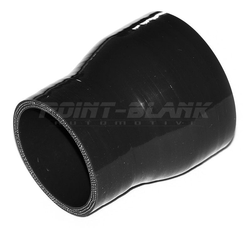 2.5 to 2 Inch ID (63-51mm) Straight Reducer Silicone Hose - Blue/Black