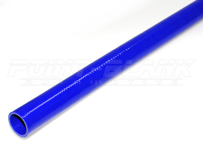 3 Inch ID (76mm) Straight Silicone Hose 1000mm - Blue/Black