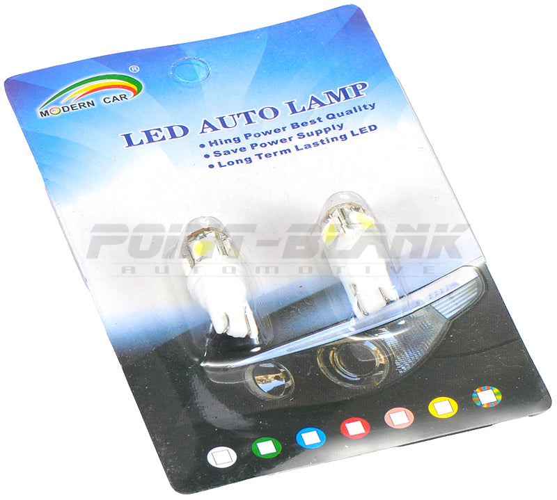 T10 LED Parker Bulbs - Various Colours
