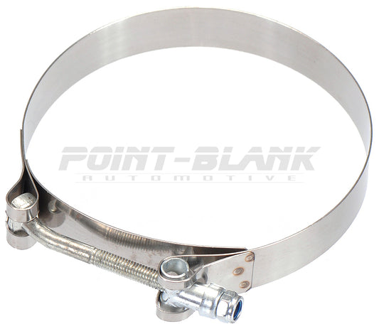 5" / 127mm Stainless T-Bolt Silicone Hose Clamp (131-139mm OD Range)