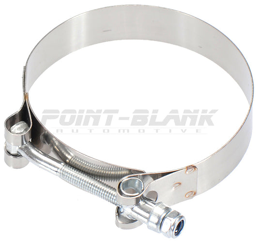 3.25" / 83mm Stainless T-Bolt Silicone Hose Clamp (86-94mm OD Range)