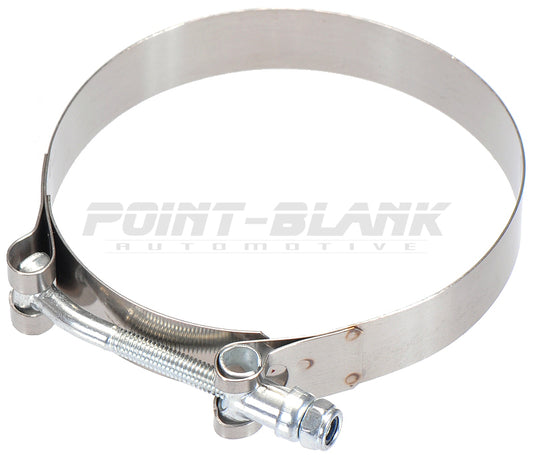 3.5" / 89mm Stainless T-Bolt Silicone Hose Clamp (92-100mm OD Range)